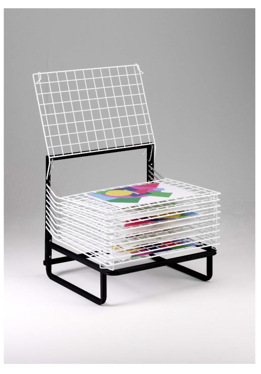 10 Shelf Spring Loaded Floor Drying Rack