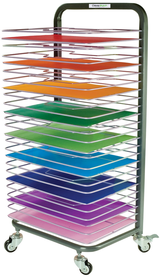 25 Shelf Mobile Drying Rack