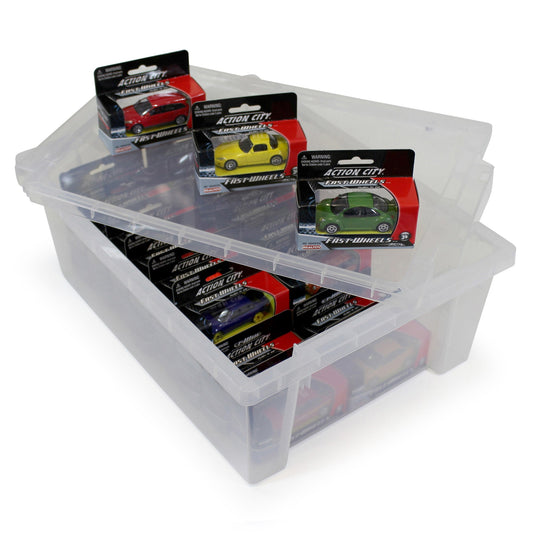 25 Diecast Cars + Tray & Lid